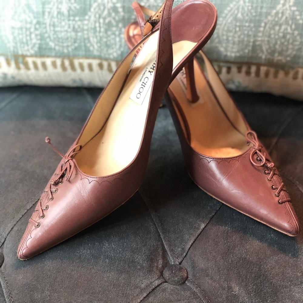 Jimmy Choo Fall Mauve Corset Heel 42